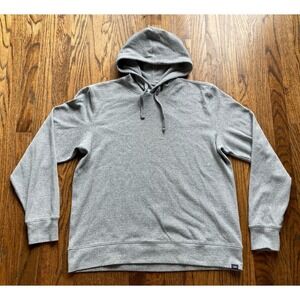 Faherty Legend Sweater Hoodie Mens Size Large Gray Cotton Blend Knit Stretch